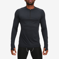 Dry Fit koszule kompresyjne mężczyźni Winter Fitness z długim rękawem koszulka do biegania mężczyźni Gym T Shirt koszulka piłkarska odzież sportowa Sport mocno 4